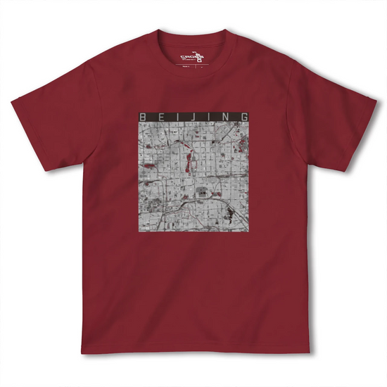 【北京（中国）】地図柄ヘビーウェイトTシャツ