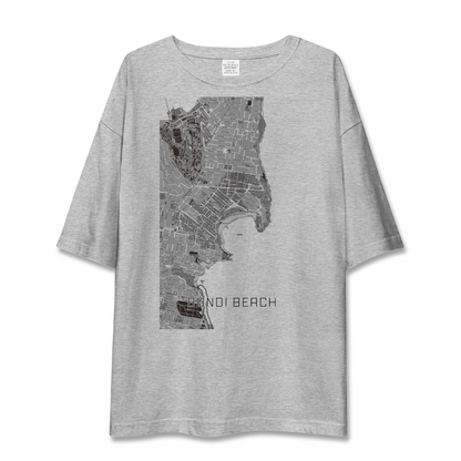 【ボンダイビーチ（オーストラリア）】地図柄ビッグシルエットTシャツ