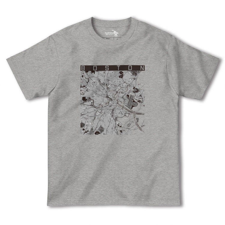 【ボストン（アメリカ）】地図柄ヘビーウェイトTシャツ