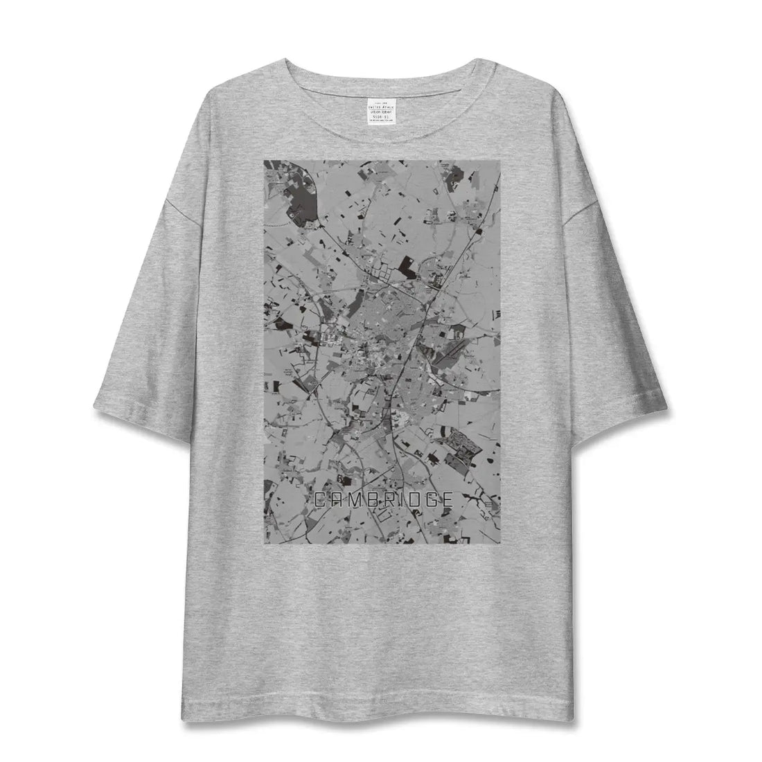 【ケンブリッジ（イギリス）】地図柄ビッグシルエットTシャツ