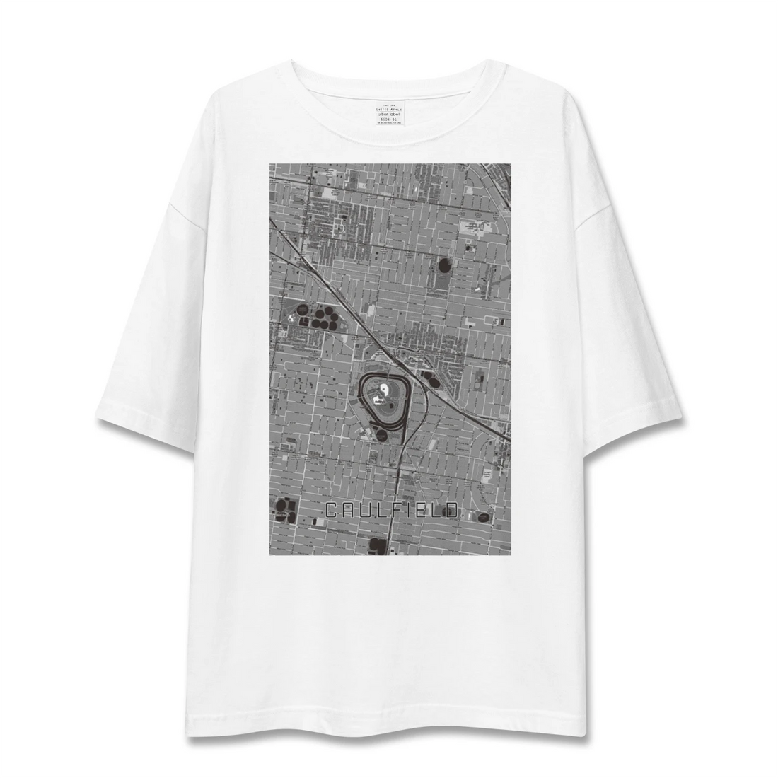 【コーフィールド（オーストラリア）】地図柄ビッグシルエットTシャツ