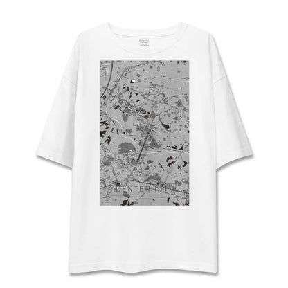 【センター北（神奈川県）】地図柄ビッグシルエットTシャツ