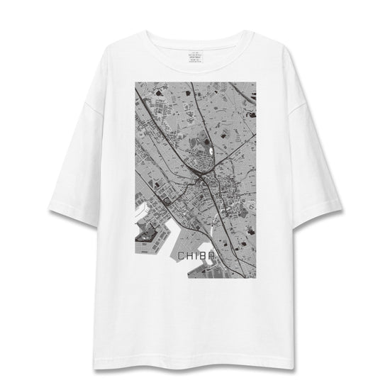 【千葉（千葉県）】地図柄ビッグシルエットTシャツ