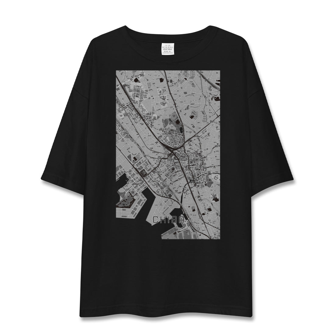 【千葉(千葉県)】地図柄ビッグシルエットTシャツ