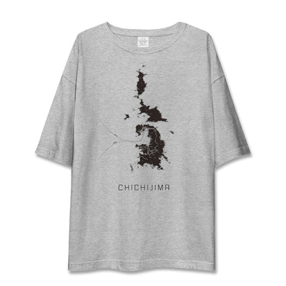 【父島（東京都）】地図柄ビッグシルエットTシャツ