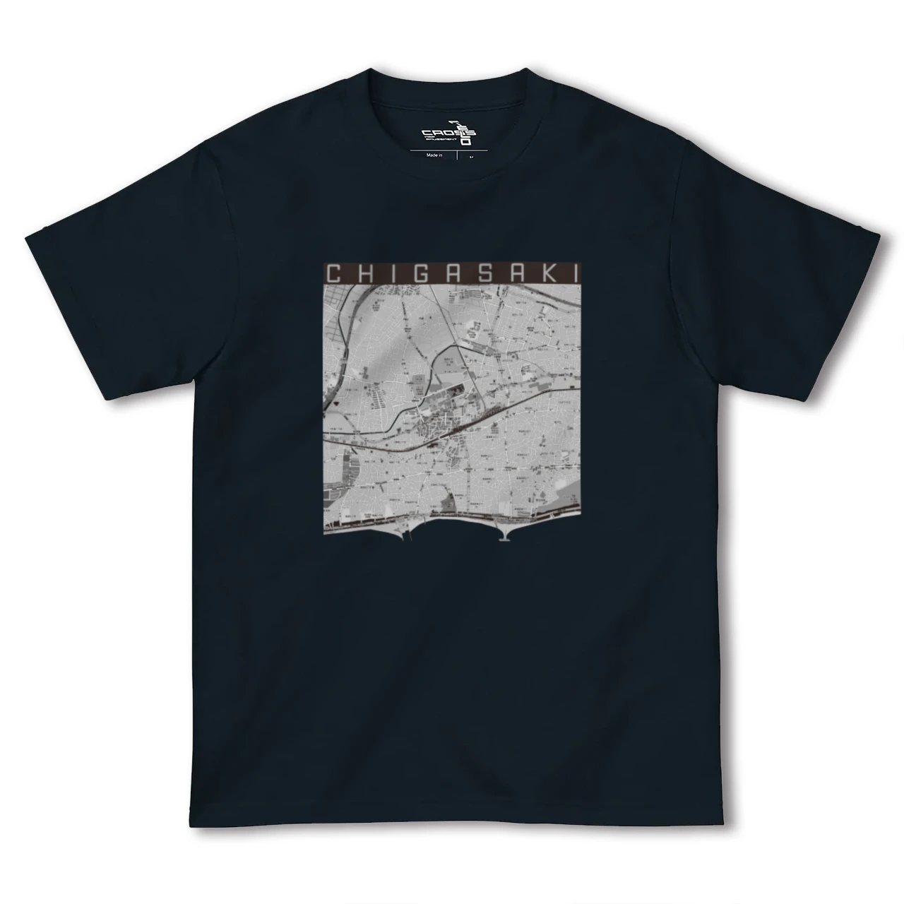 【茅ヶ崎2（神奈川県）】地図柄ヘビーウェイトTシャツ