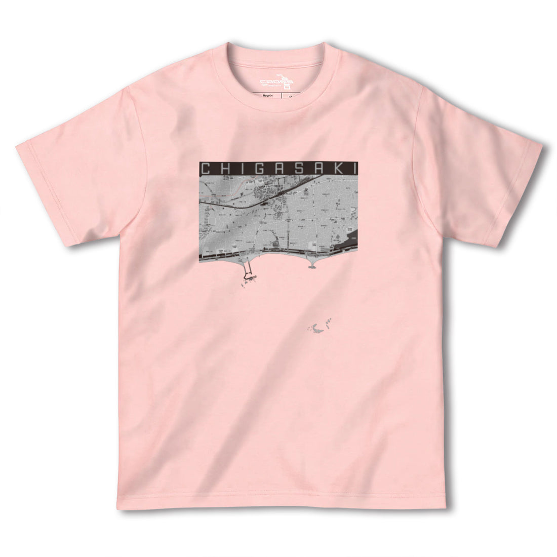 【茅ヶ崎(神奈川県)】地図柄ヘビーウェイトTシャツ