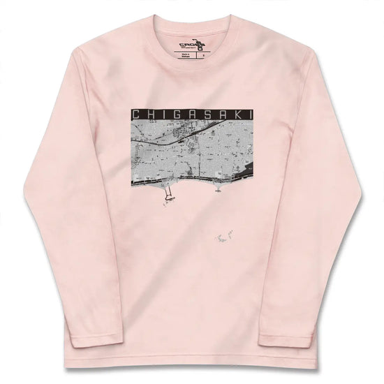 【茅ヶ崎（神奈川県）】地図柄ロングスリーブTシャツ