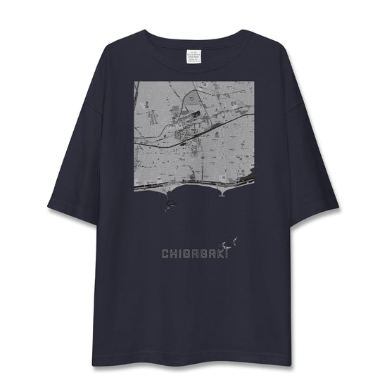 【茅ヶ崎（神奈川県）】地図柄ビッグシルエットTシャツ