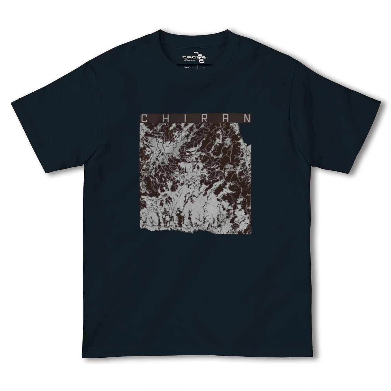 【知覧（鹿児島県）】地図柄ヘビーウェイトTシャツ