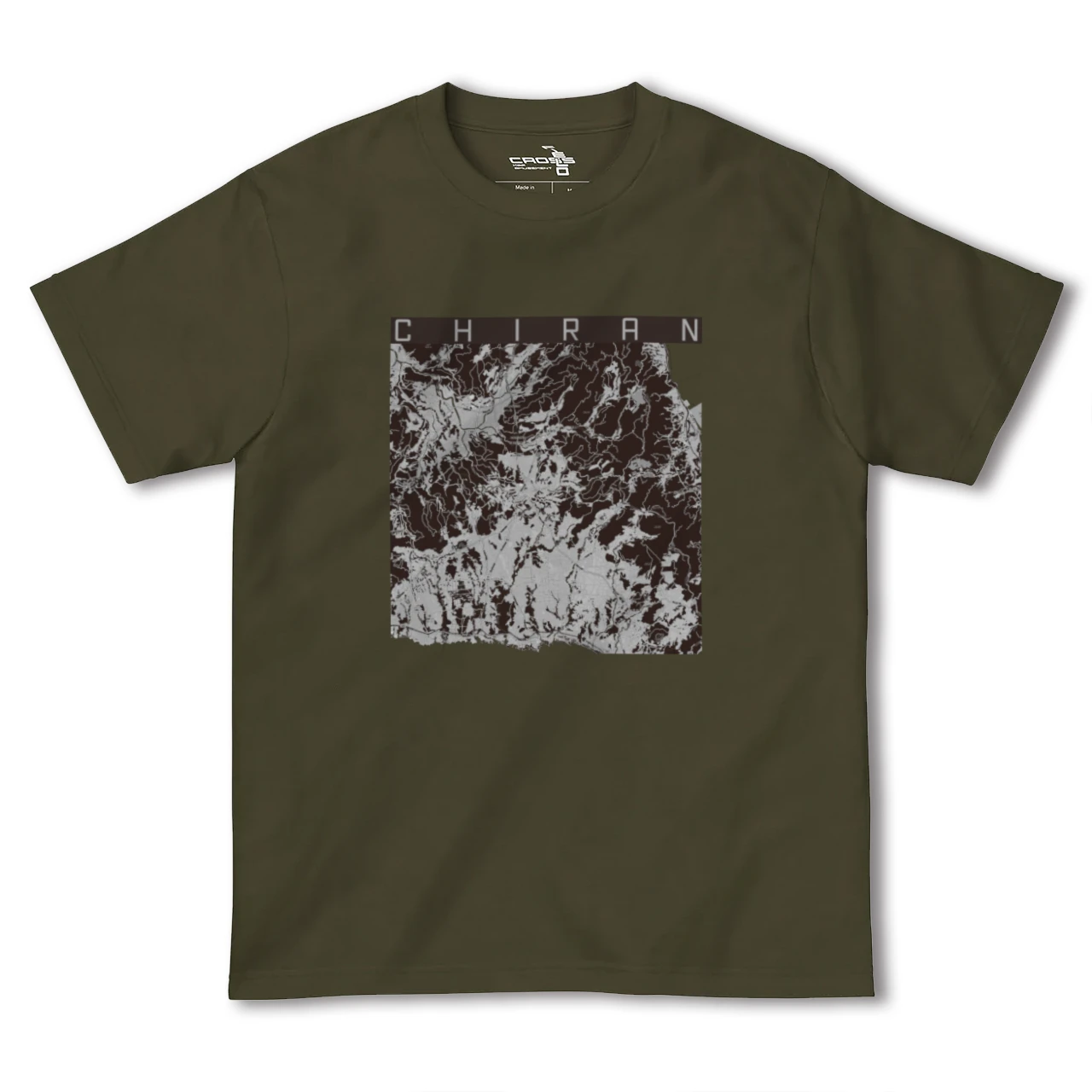 【知覧（鹿児島県）】地図柄ヘビーウェイトTシャツ