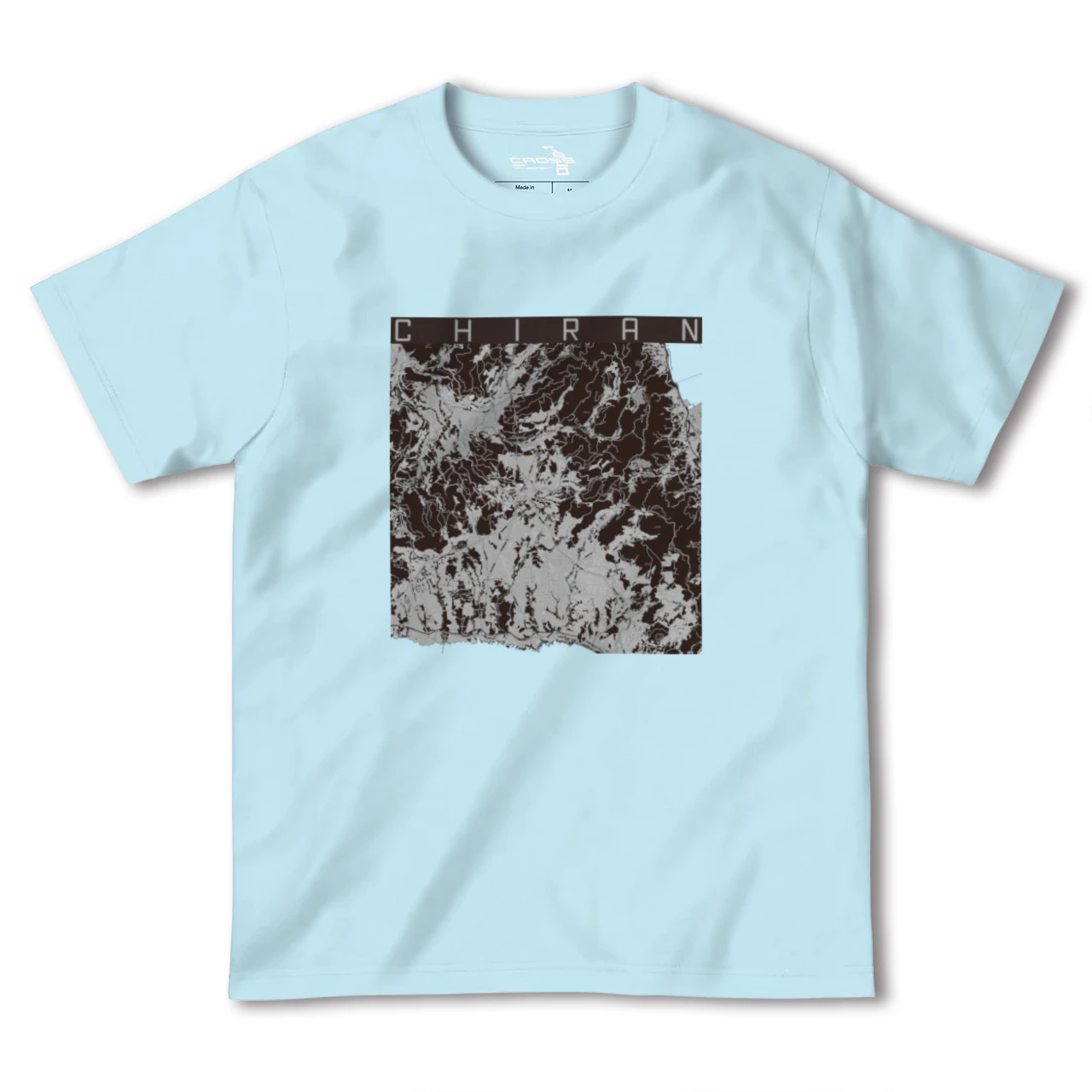 【知覧（鹿児島県）】地図柄ヘビーウェイトTシャツ