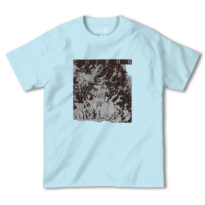 【知覧（鹿児島県）】地図柄ヘビーウェイトTシャツ