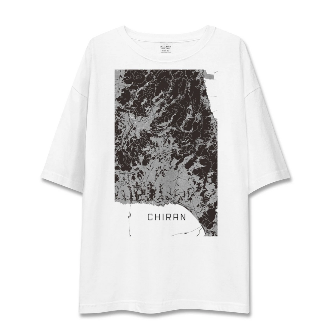 【知覧(鹿児島県)】地図柄ビッグシルエットTシャツ