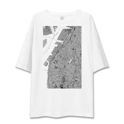 【知多（愛知県）】地図柄ビッグシルエットTシャツ