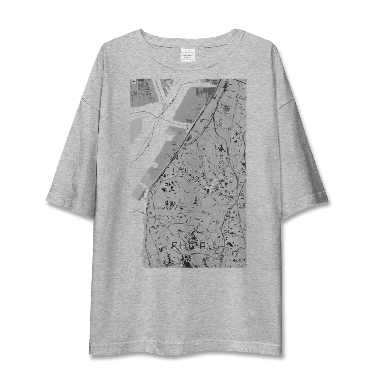 【知多（愛知県）】地図柄ビッグシルエットTシャツ