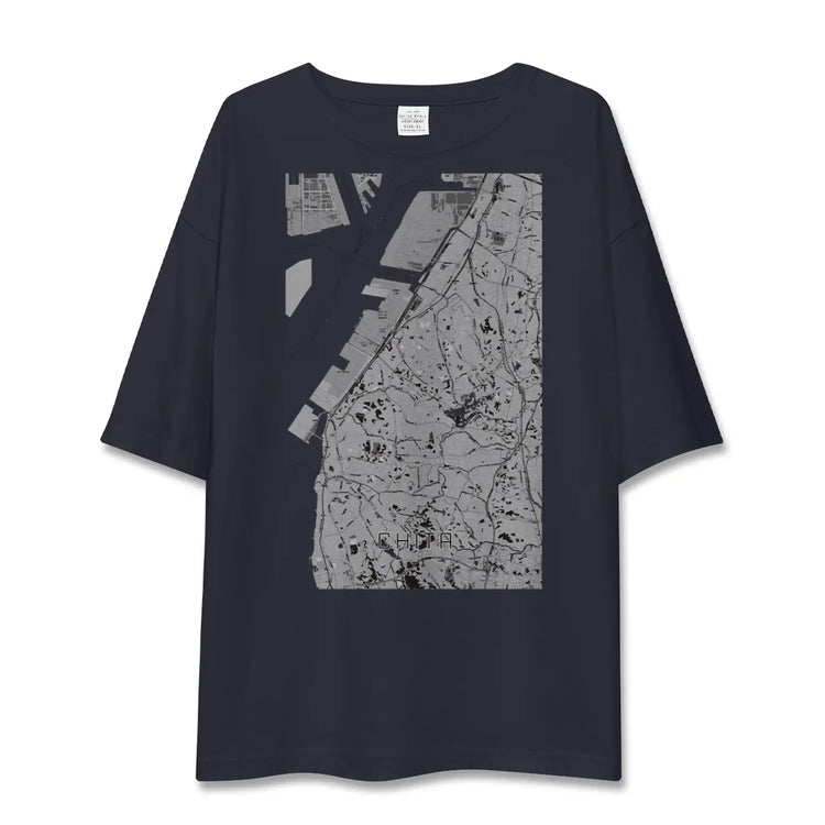 【知多（愛知県）】地図柄ビッグシルエットTシャツ