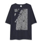 【知多（愛知県）】地図柄ビッグシルエットTシャツ