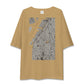 【知多（愛知県）】地図柄ビッグシルエットTシャツ