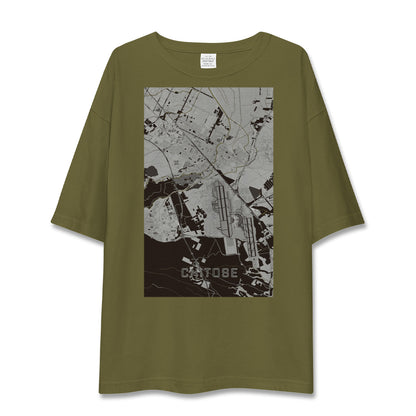 【千歳（北海道）】地図柄ビッグシルエットTシャツ