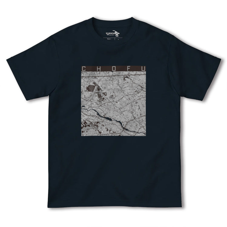 【調布2（東京都）】地図柄ヘビーウェイトTシャツ