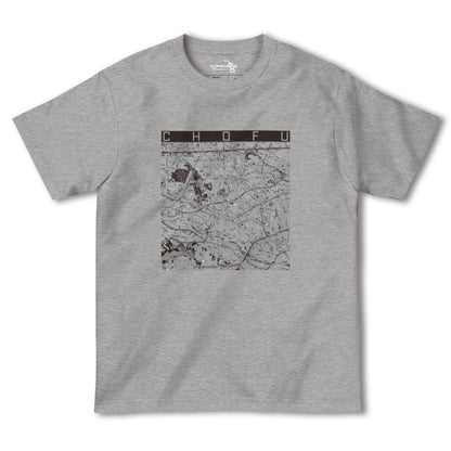 【調布2（東京都）】地図柄ヘビーウェイトTシャツ