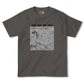 【調布2（東京都）】地図柄ヘビーウェイトTシャツ