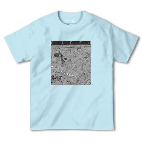 【調布2（東京都）】地図柄ヘビーウェイトTシャツ