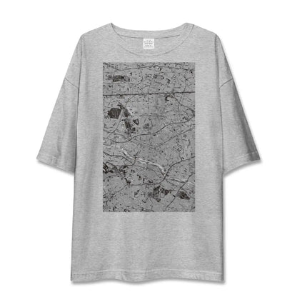 【調布2（東京都）】地図柄ビッグシルエットTシャツ