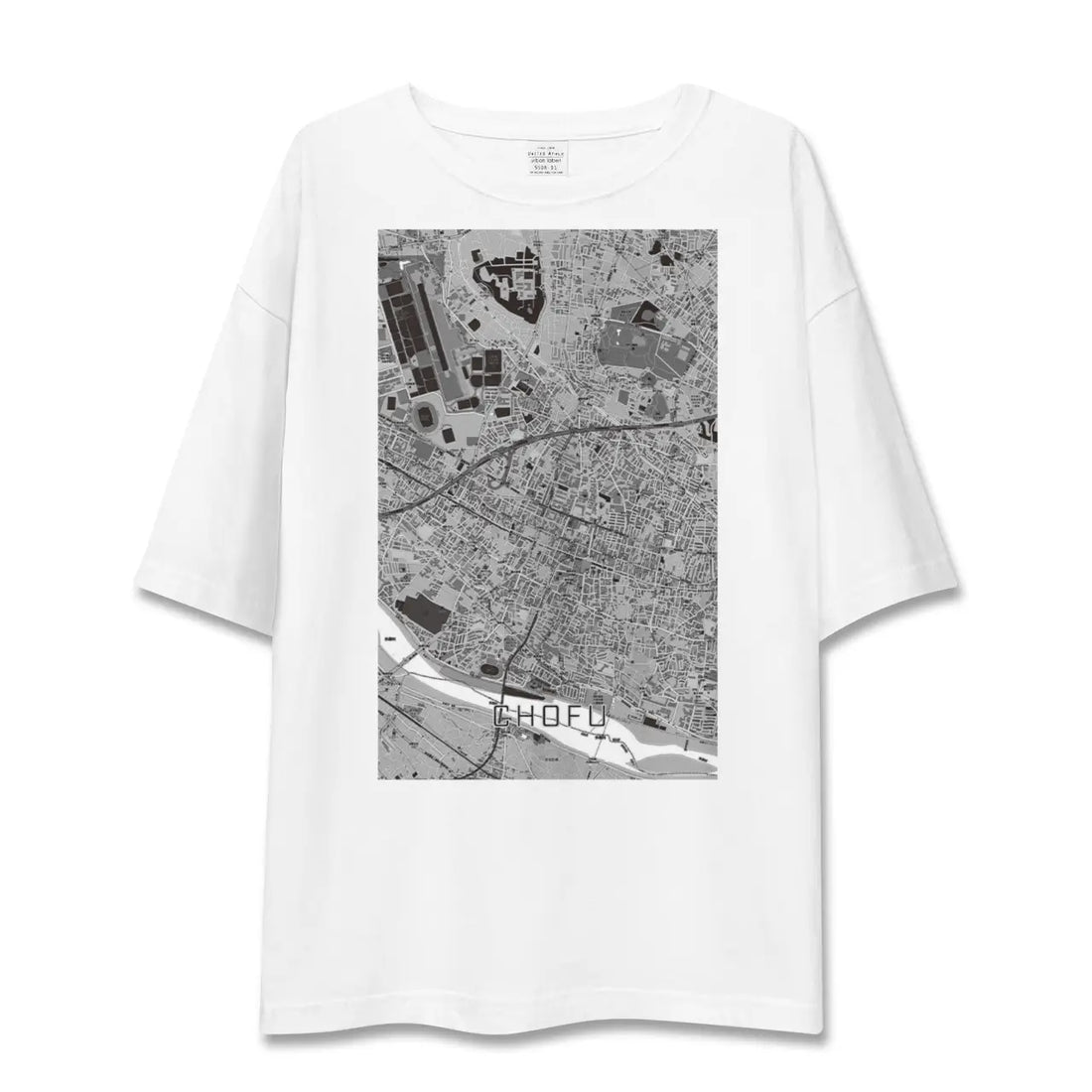【調布(東京都)】地図柄ビッグシルエットTシャツ