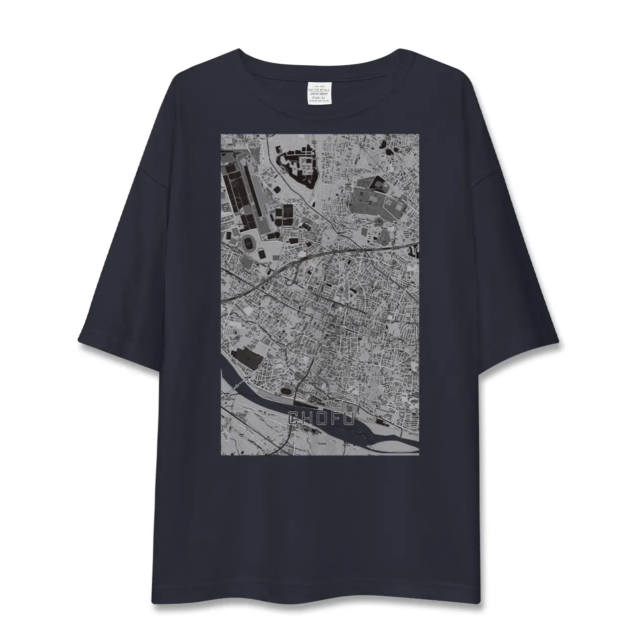 【調布（東京都）】地図柄ビッグシルエットTシャツ