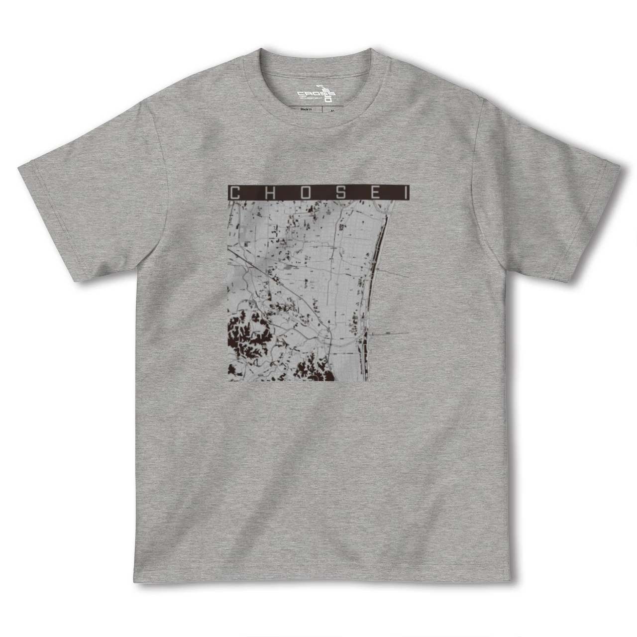 【長生（千葉県）】地図柄ヘビーウェイトTシャツ