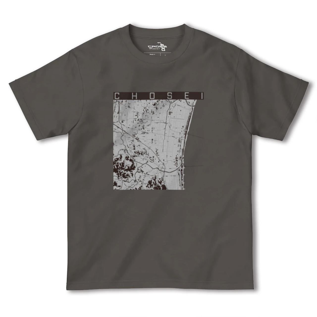 【長生（千葉県）】地図柄ヘビーウェイトTシャツ