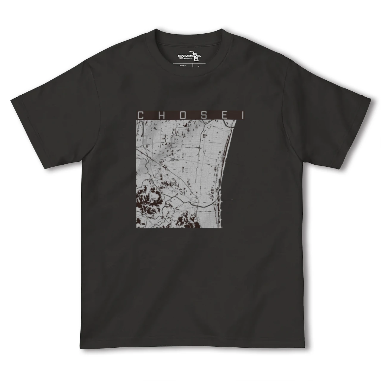 【長生（千葉県）】地図柄ヘビーウェイトTシャツ