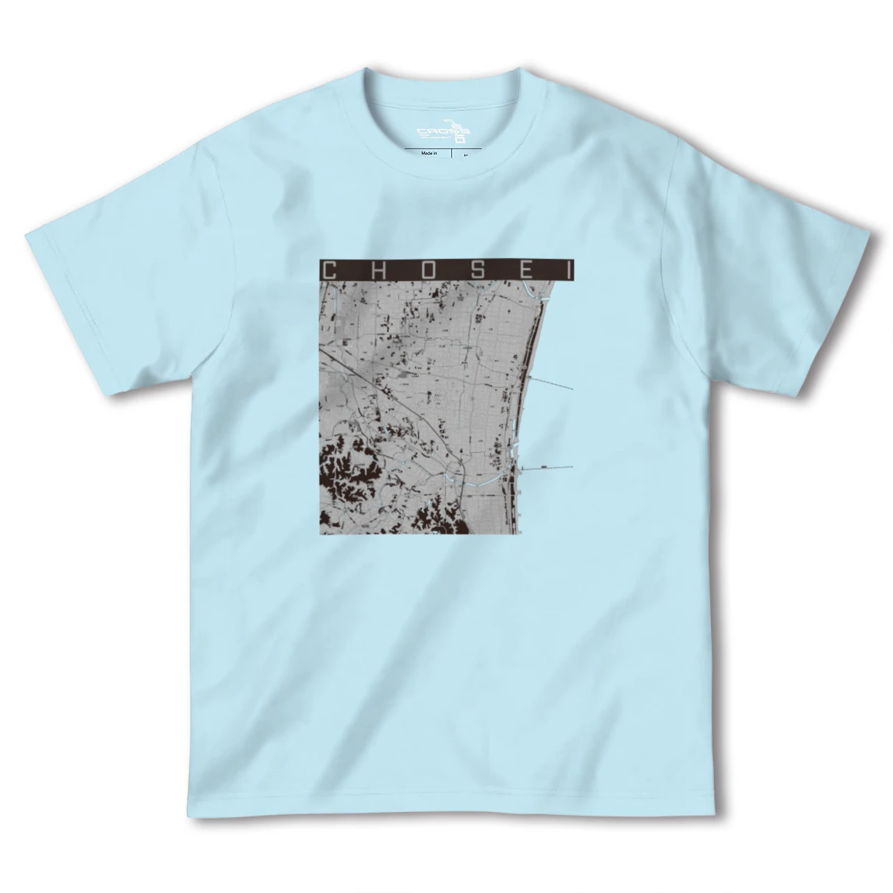 【長生（千葉県）】地図柄ヘビーウェイトTシャツ