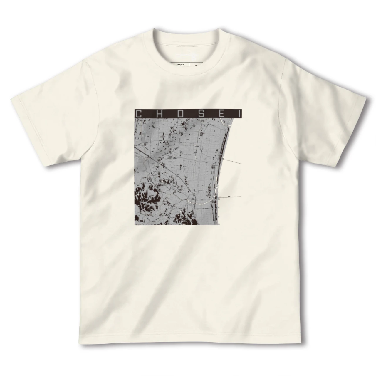 【長生（千葉県）】地図柄ヘビーウェイトTシャツ