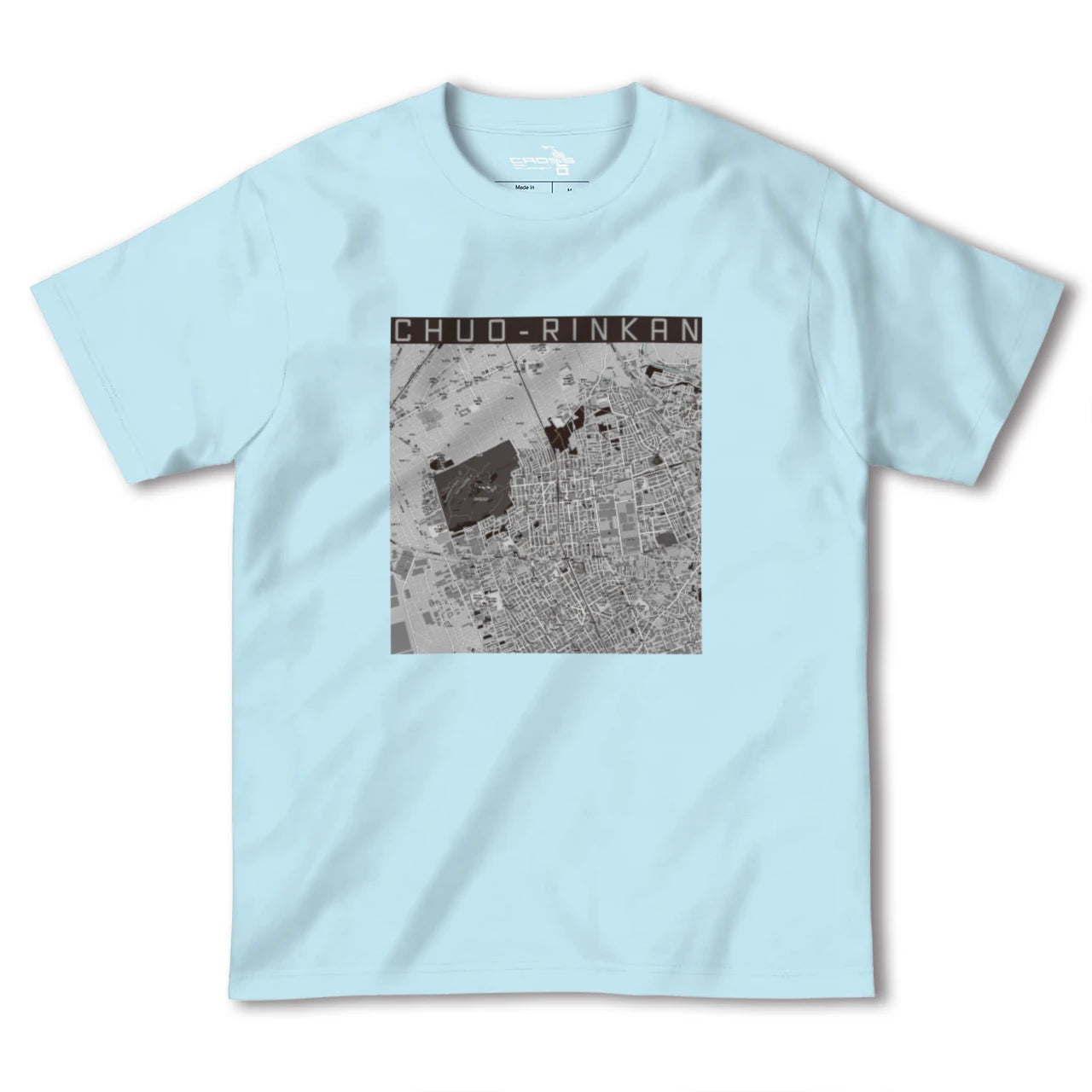 【中央林間（神奈川県）】地図柄ヘビーウェイトTシャツ
