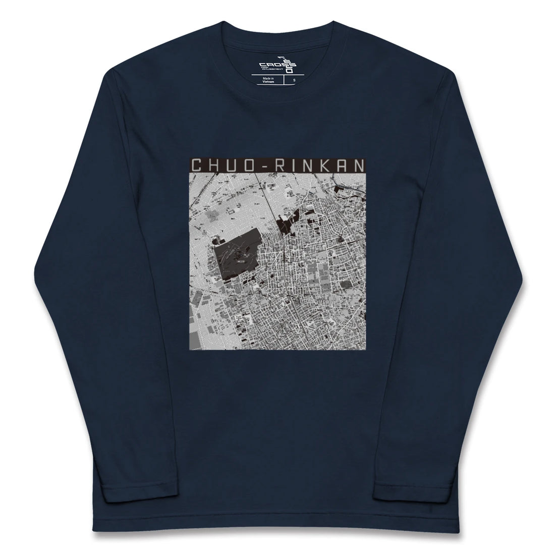 【中央林間(神奈川県)】地図柄ロングスリーブTシャツ