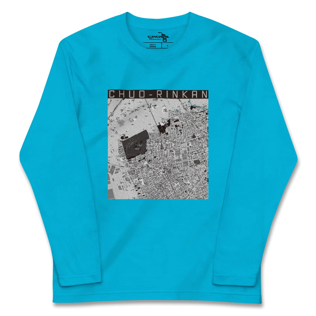 【中央林間(神奈川県)】地図柄ロングスリーブTシャツ