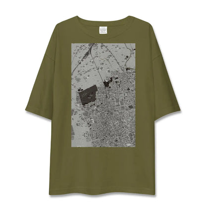 【中央林間（神奈川県）】地図柄ビッグシルエットTシャツ