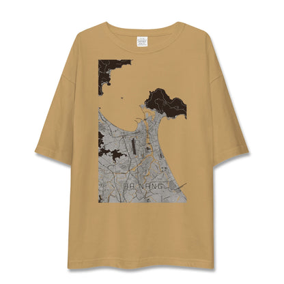 【ダナン（ベトナム）】地図柄ビッグシルエットTシャツ