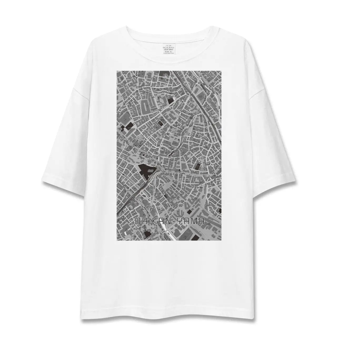【代官山（東京都）】地図柄ビッグシルエットTシャツ