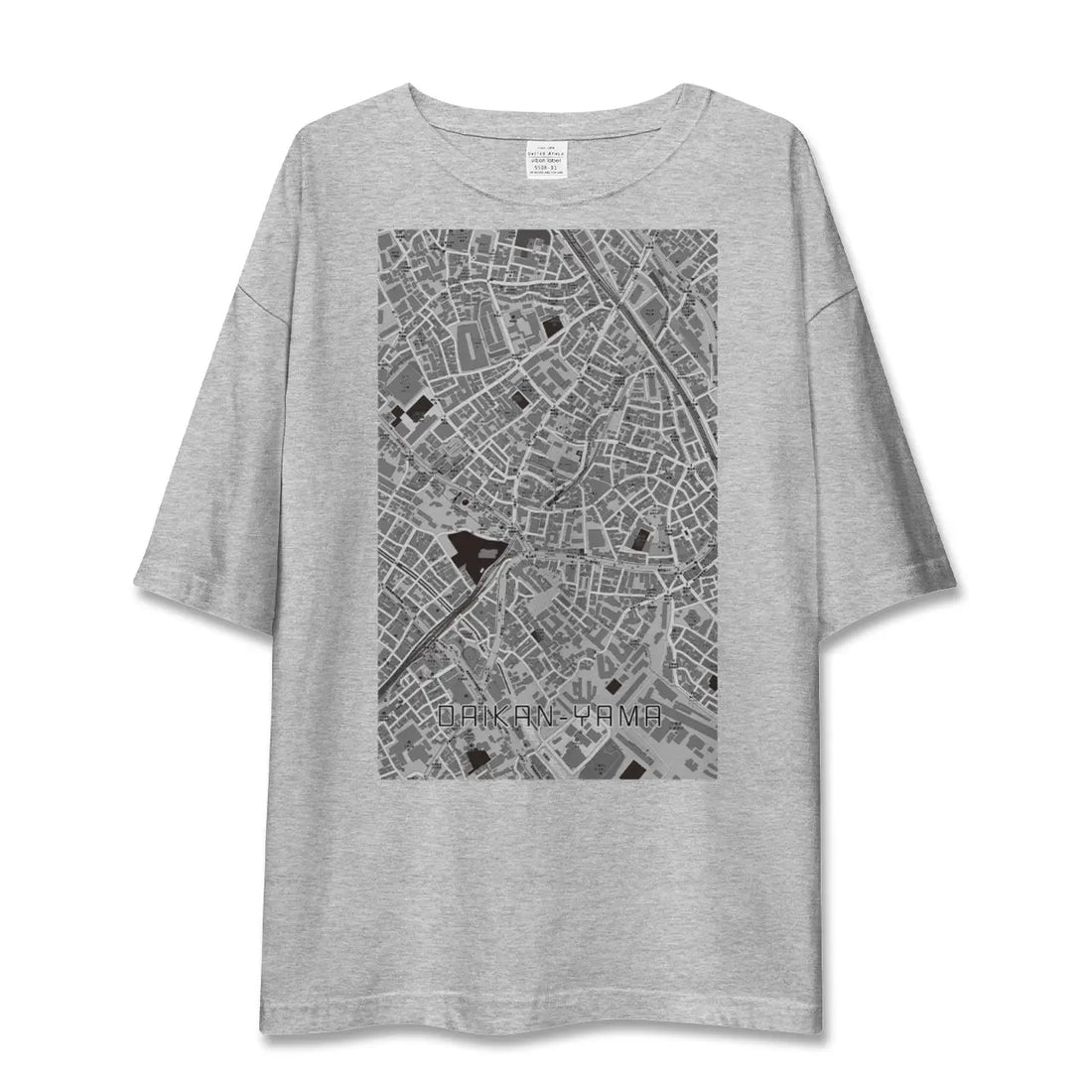 【代官山(東京都)】地図柄ビッグシルエットTシャツ