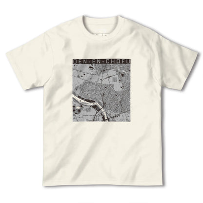 【田園調布（東京都）】地図柄ヘビーウェイトTシャツ