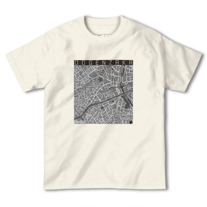【道玄坂（東京都）】地図柄ヘビーウェイトTシャツ