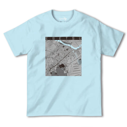 【江別（北海道）】地図柄ヘビーウェイトTシャツ