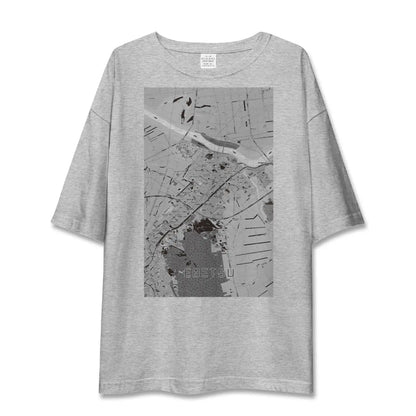 【江別（北海道）】地図柄ビッグシルエットTシャツ