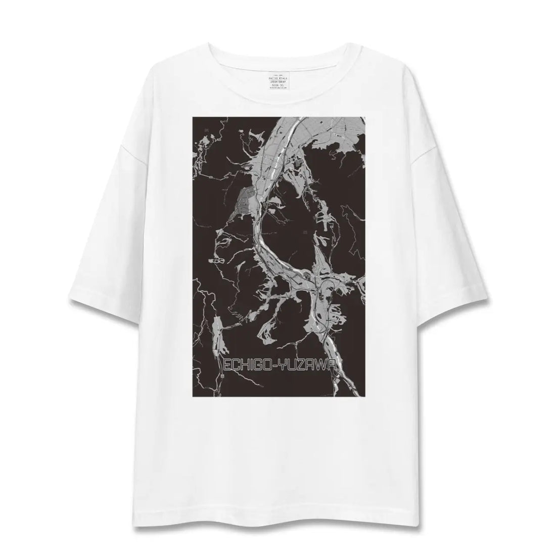【越後湯沢(新潟県)】地図柄ビッグシルエットTシャツ