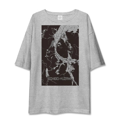 【越後湯沢（新潟県）】地図柄ビッグシルエットTシャツ