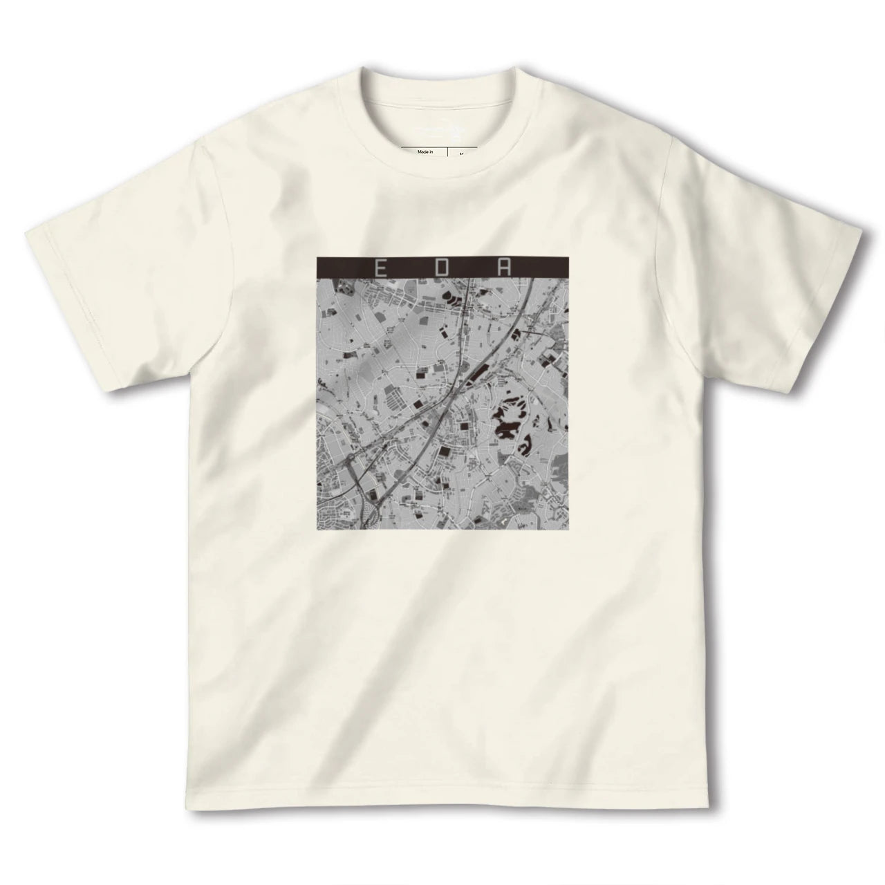 【江田（神奈川県）】地図柄ヘビーウェイトTシャツ